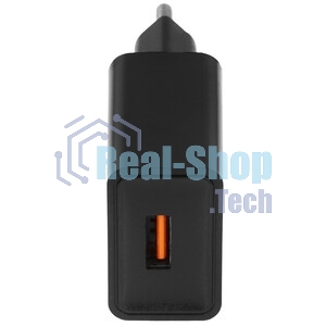 Сетевое зарядное устройство Cablexpert MP3A-PC-17, QC 3.0, 100/220V - 1 USB порт 5/9/12V, черный