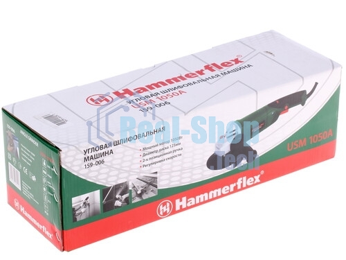 Угловая шлифовальная машина Haммer Flex USM1050A 28444 УШМ 1050Вт 4000-11000об/мин 125мм