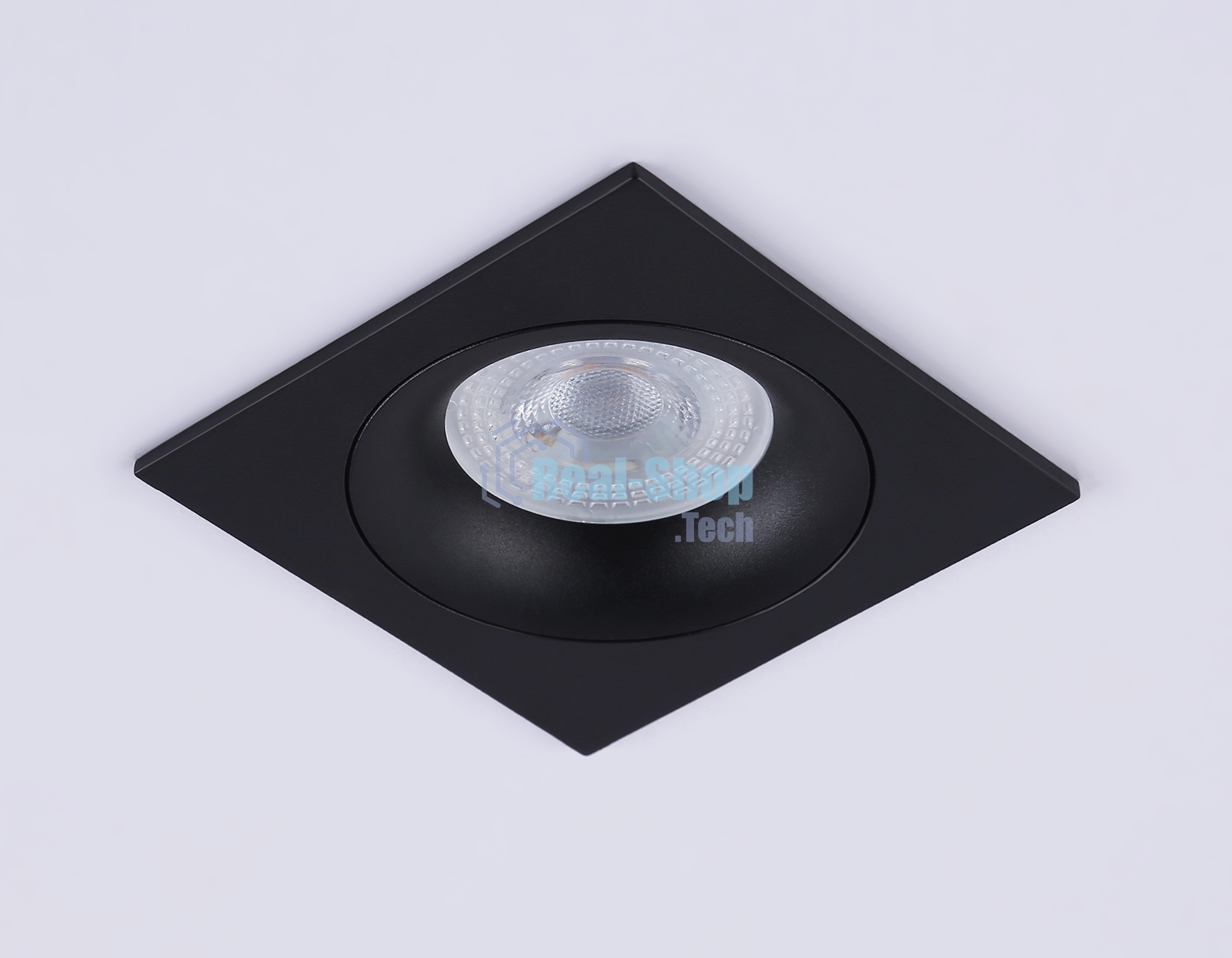 Светильник встраиваемый Ambrella light TN102729 BK черный GU5.3 92*92*23