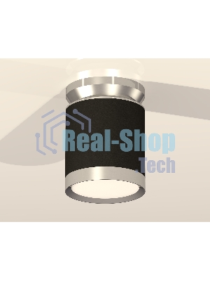 Светильник Ambrella Light XS8142025 SBK/PSL черный песок/серебро полированное GX53 (N8904, C8142, N8118)