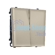 Комплект механизма 2-кл выключателя SIGMA Кашемир 10A-250V QUANT PRO (SP3430, PR115)