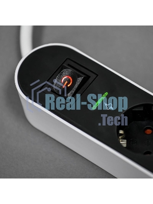 Фильтр сетевой СФ-06К 16А USB A+C 20Вт 3м 3х1,5мм2 черный