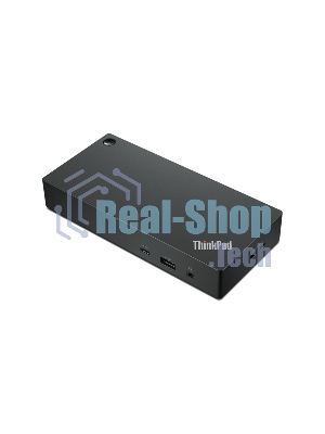 USB-концентратор Lenovo ThinkPad 40AY0090EU, USB Type-C, USB/USB Type-C/RJ-45/HDMI/DisplayPort/mini-jack 3.5мм, USB