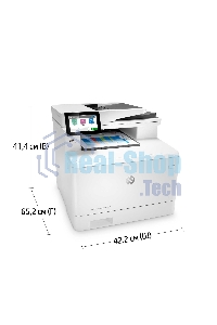 МФУ лазерное HP Color LaserJet Pro M480f (3QA55A), A4, цветной, печ. до 27 стр/мин., скан. до 29 стр/мин. (ч/б) 20 стр/мин. (цвет), 600 x 600 dpi, USB, RJ-45, Air Print, Mopria