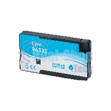 Картридж струйный Sakura 3JA27AE (№963XL Cyan) для HP, голубой, 25,5 мл., 1600 к.