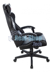 Кресло игровое Бюрократ Zombie GAME TETRA черный/карбон эко.кожа крестов. пластик