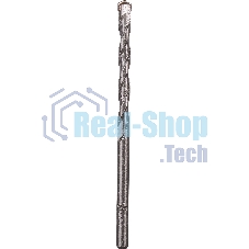 Сверло по бетону ВИХРЬ 6x100, цилиндрический хвостовик (1 шт. в блистере)