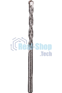 Сверло по бетону ВИХРЬ 6x100, цилиндрический хвостовик (1 шт. в блистере)