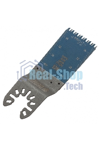 Насадка для МФИ Denzel режущая пазовая прямая, HCS, по дереву, ламинату, 34 х 2,5 мм, крупный зуб