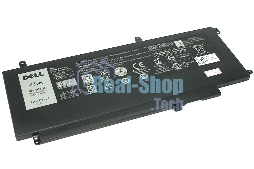 Аккумулятор для Dell Inspiron 15-7547, 43Wh, 11.1V, Dell