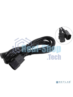 Кабель монитор-компьютер (UPS->уст-во) ExeGate Special EC-1,8S (С13->С14) 3x0.75, CCA, 1.8м