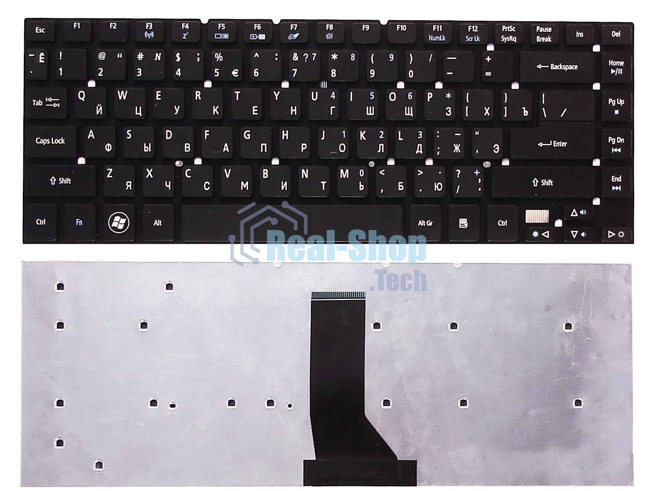 Клавиатура для ноутбука Acer Aspire 3830 3830G 3830T 3830TG 4830 4830G 4830T 4830TG черная
