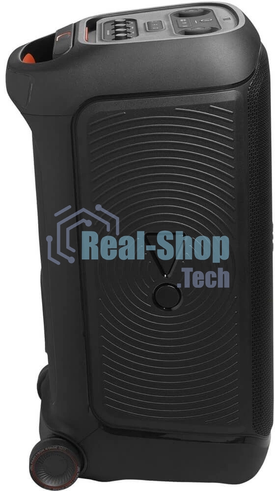 Портативная акустика JBL PartyBox Stage 320 (1.0 2 x 120 Вт, Bluetooth, AUX, USB, 6.3 мм jack, RGB подсветка, IPX4, JBLPBSTAGE320UK)