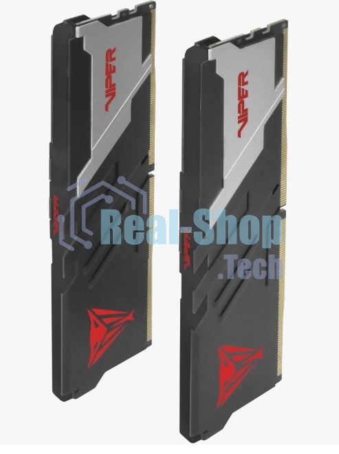 Оперативная память Patriot Viper Venom, DDR5, 32GB (2x16GB), 5600MHz, CL36, DIMM, с радиатором, черный