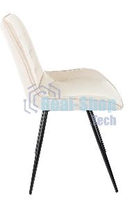 Стул для дома Бюрократ CH-K2_4 комплект 4 шт бежевый Holland 06 металл черный на ножках