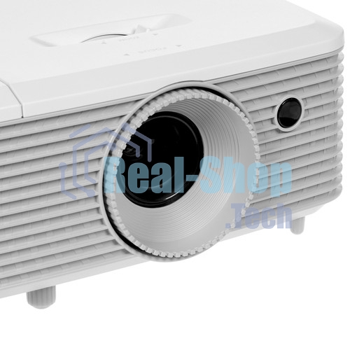 Лазерный проектор Optoma ZH400 DLP FullHD(1920*1080),4000 ANSI lm;300000:1;Zoom 1,1x;TR 1.4-1.62:1;HDMI x2; AudioOUT x1 Jack3.5мм; USB-A 1.5A; RS232; 15W mono; 32dB; 3kg белый (E9PD7KK01EZ14KD)