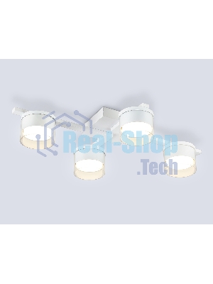 Потолочный светильник Ambrella Light FL51661/4 WH/CL белый/прозрачный GX53/4 547*330*105