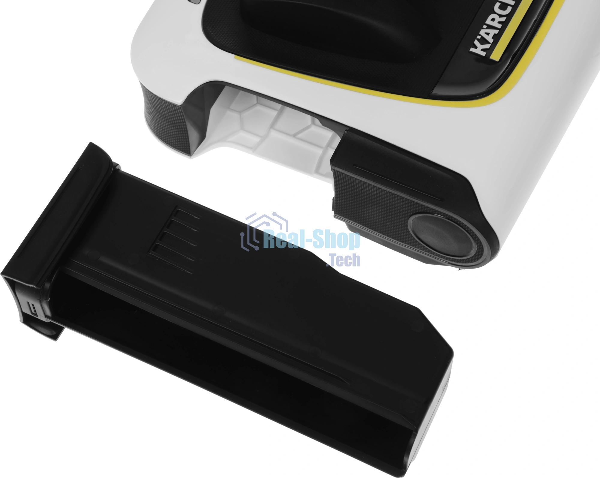 Пылесос-электровеник Karcher KB 5 белый, питание от аккумулятора, 20 Вт, уборка сухая, пылесборник 0.37 л, работа от АКБ max 30 мин