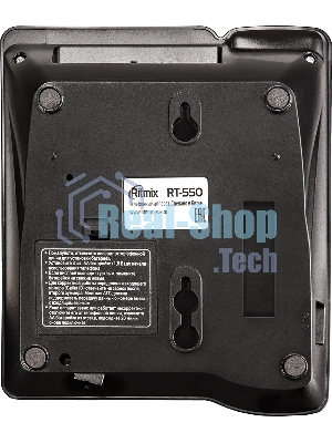 Телефон проводной Ritmix RT-550 черный