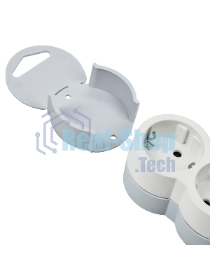 STANDARD Колодка для удлинителя с заземлением К03 3 места белый IEK