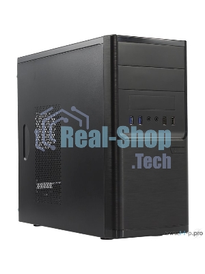 Компьютерный корпус InWin POWERMAN ES701BK USB 3.0 (Mini Tower, mATX, 450W PM-450ATX, USB 3.0x2, USBx2 + Audio, черный)