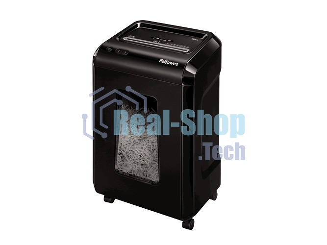 Шредер Fellowes Powershred 92Cs FS-1719301 P-4, 4х38мм, 18лст., 25лтр., уничтожает: скобы, карты, скрепки, CD