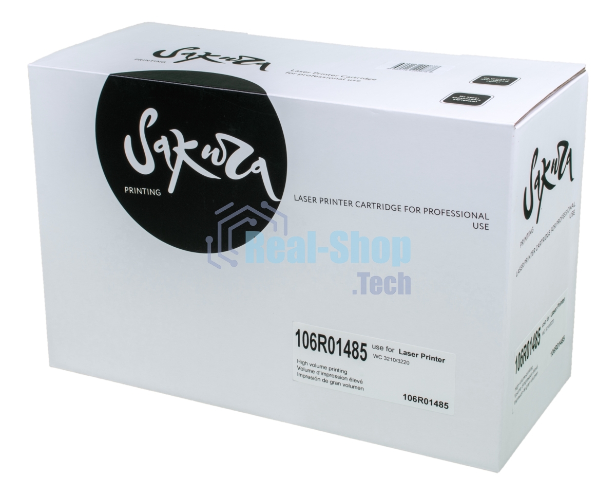 Картридж лазерный Sakura 106R01485 для Xerox WC 3210/3220, черный, 2000 к.