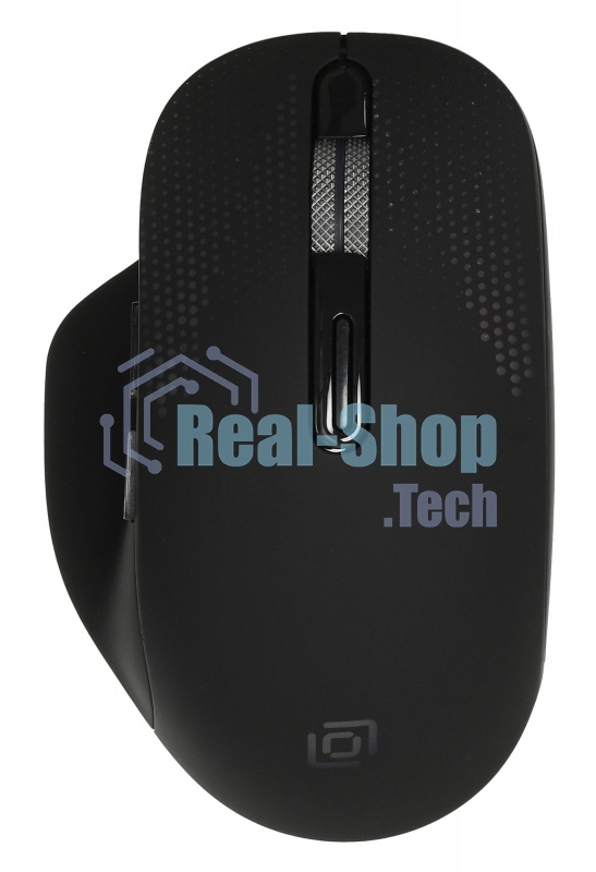 Мышь беспроводная Oklick 636LWC черный, 2400 dpi, радиоканал, USB/USB-C, кнопки - 6
