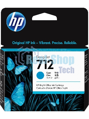 Картридж струйный HP 712 3ED67A голубой (29мл) для HP DJ Т230/630