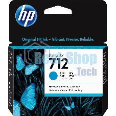 Картридж струйный HP 712 3ED67A голубой (29мл) для HP DJ Т230/630 Картридж струйный HP 712 3ED67A голубой (29мл) для HP DJ Т230/630