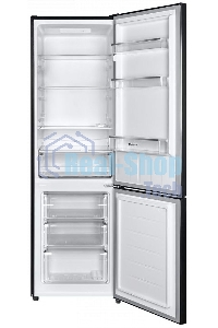 Холодильник Maunfeld MFF176SFSB черный двухкамерный 188/75л морозилка снизу, ручная разморозка