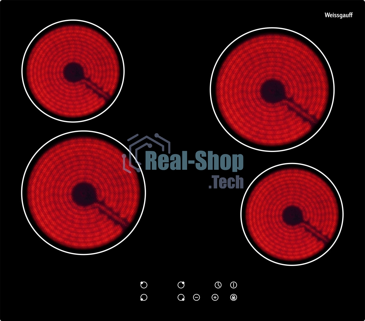 Встраиваемая электрическая панель Weissgauff HV 640 B