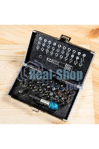 Набор бит Gross 11363 магнитный адаптер, сталь S2, пластиковый кейс, 32 предм.