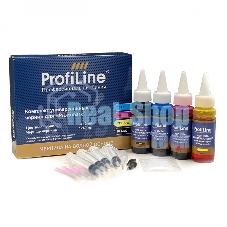 Комплект ун-ных чернил для принтеров HP/Lexmark, Black/Cyan/Magenta/Yellow 4x40 мл водн ProfiLine