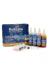 Комплект ун-ных чернил для принтеров HP/Lexmark, Black/Cyan/Magenta/Yellow 4x40 мл водн ProfiLine
