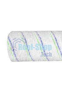 Валик Сибртех Водные краски, 180 мм, ворс 12мм, D - 48 мм, D ручки - 6 мм, полиэстер