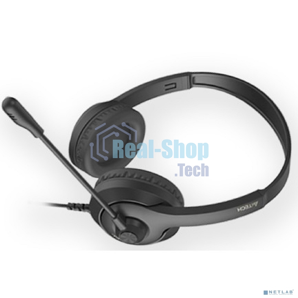 Гарнитура проводная с микрофоном A4Tech Fstyler FH100i черный 1.8м накладные оголовье (FH100I)