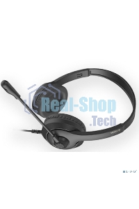 Гарнитура проводная с микрофоном A4Tech Fstyler FH100i черный 1.8м накладные оголовье (FH100I)