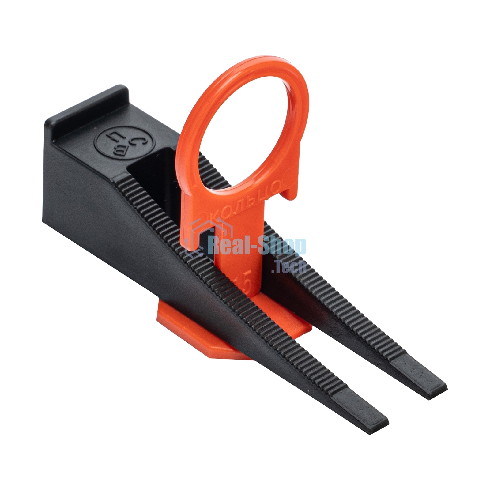 Комплект зажим и клин для системы выравнивания плитки СВП Сибртех Кольцо, 40/40 шт. в пакете