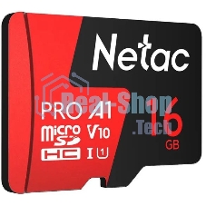 Флеш карта Netac MicroSD P500 Extreme Pro 16Gb, Retail version card only
