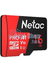 Флеш карта Netac MicroSD P500 Extreme Pro 16Gb, Retail version card only
