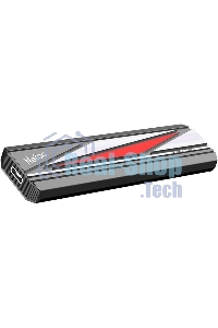 Внешний SSD Netac ZX20L, 1TB, USB 3.2 Gen 2x2 Type-C, R/W 2000/1800, черный