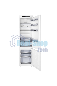 Встраиваемый холодильник Maunfeld MBF193SLFWGR Inverter белый двухкамерный 229/76 л морозилка снизу