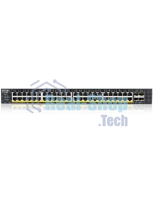 Коммутатор XGS1935-52HP, 52 Port Smart Managed PoE Switch, 48x Gigabit PoE and 4x 10G SFP+, hybrid mode, standalone or NebulaFlex Cloud, 375 Watt PoE