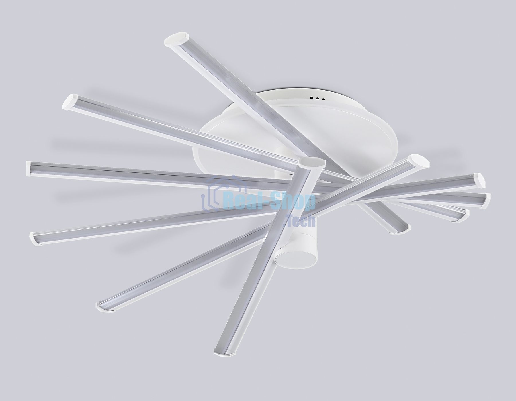 Потолочный светодиодный светильник Ambrella light FL6231 WH белый 88W 3000K-6400K+RGB 605*605*200 (ПДУ ИК)