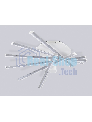 Потолочный светодиодный светильник Ambrella light FL6231 WH белый 88W 3000K-6400K+RGB 605*605*200 (ПДУ ИК)