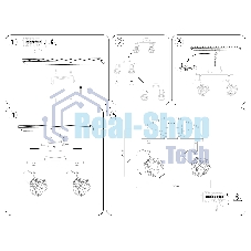Светильник Ambrella light TR8752/2 BK/WD черный/дерево IP20 E27/2 310*115*200