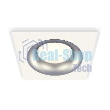 Комплект встраиваемого светильника Ambrella light XC7631004 SWH/MCH белый песок/хром матовый MR16 GU5.3 (C7631, N7013)
