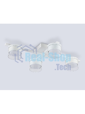 Потолочный светильник Ambrella Light FL51661/4 WH/CL белый/прозрачный GX53/4 547*330*105