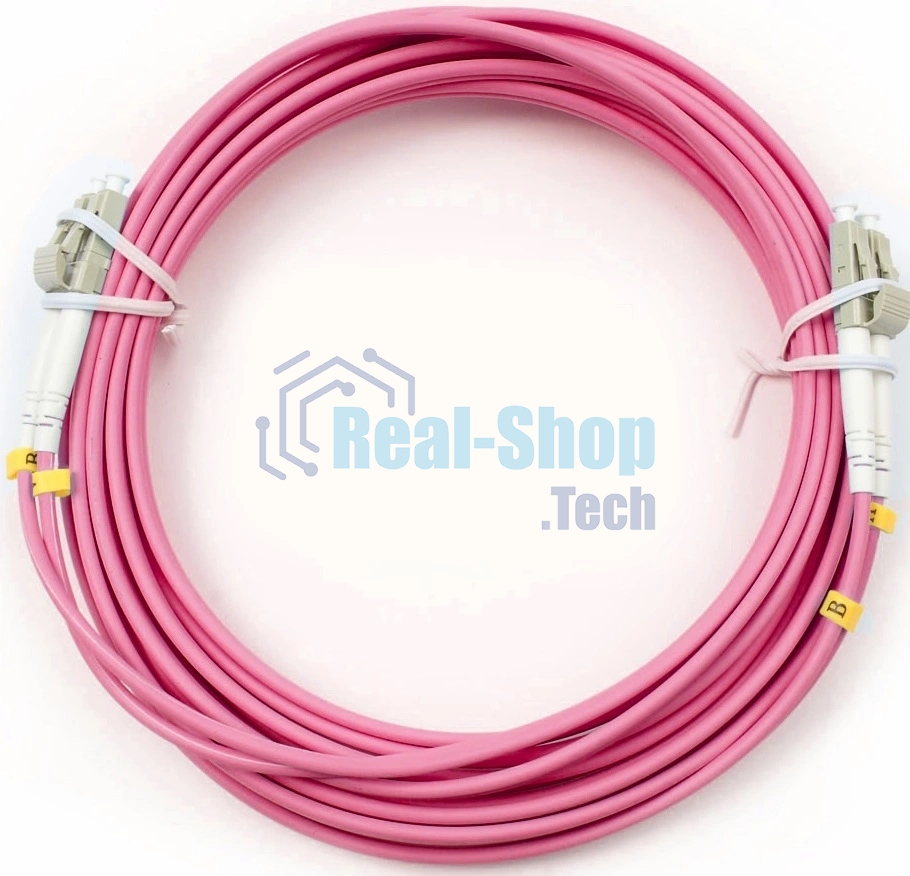 Патч-корд оптический Cabeus FOP-50-OM4-LC-LC-5m duplex LC-LC 50/125 мм OM4 5м LSZH